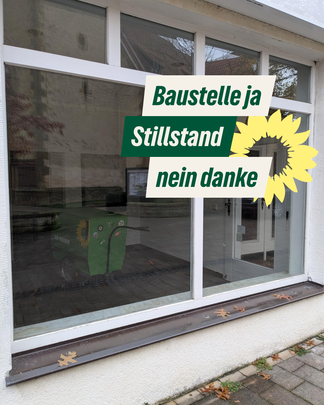 Wir bleiben ansprechbar – Grüne Steinhagen mit neuem Treffpunkt